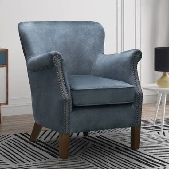 annaghmore_harlow_steel_blue_velvet_vintage_armchair