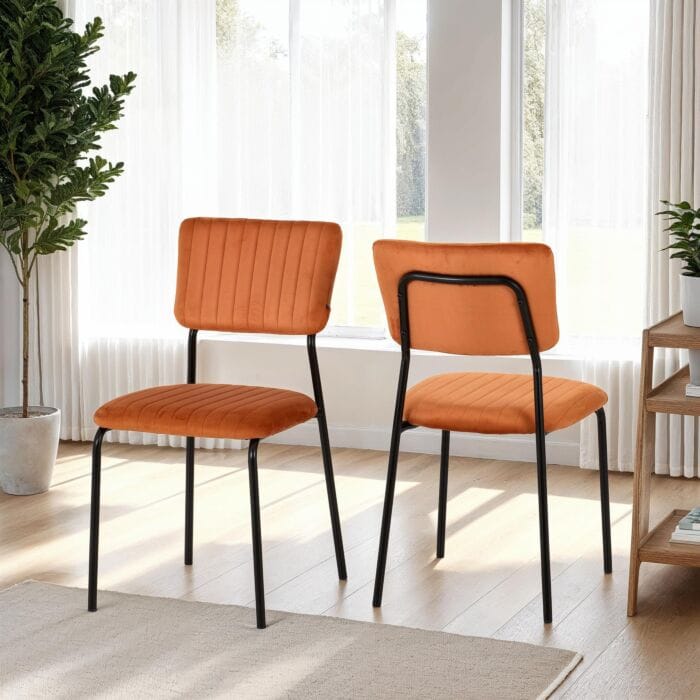 sheldon orange chair